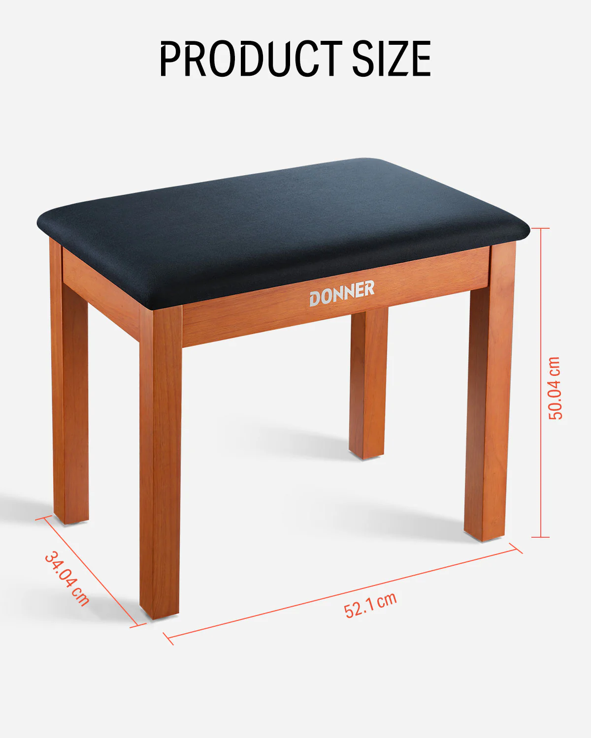 Donner DKB-10 Panca per pianoforte spaziosa - Image 8