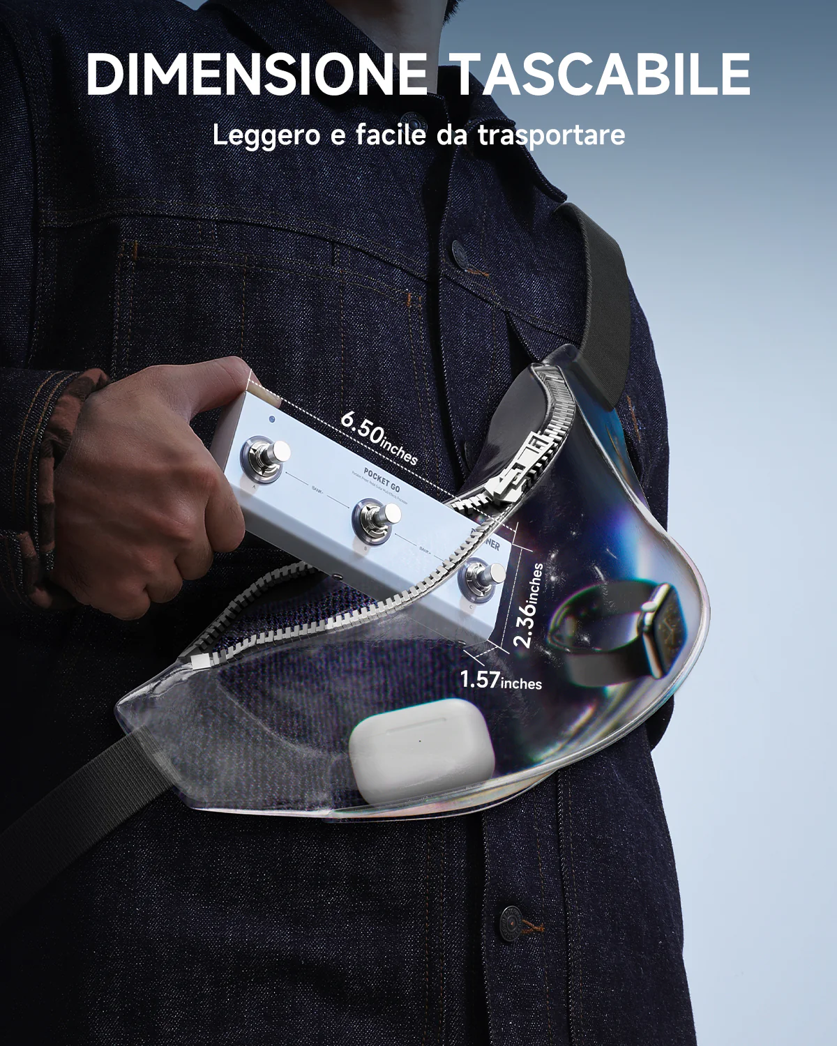 Donner Pocket Go Processore di effetti multipli a pedale - Image 6