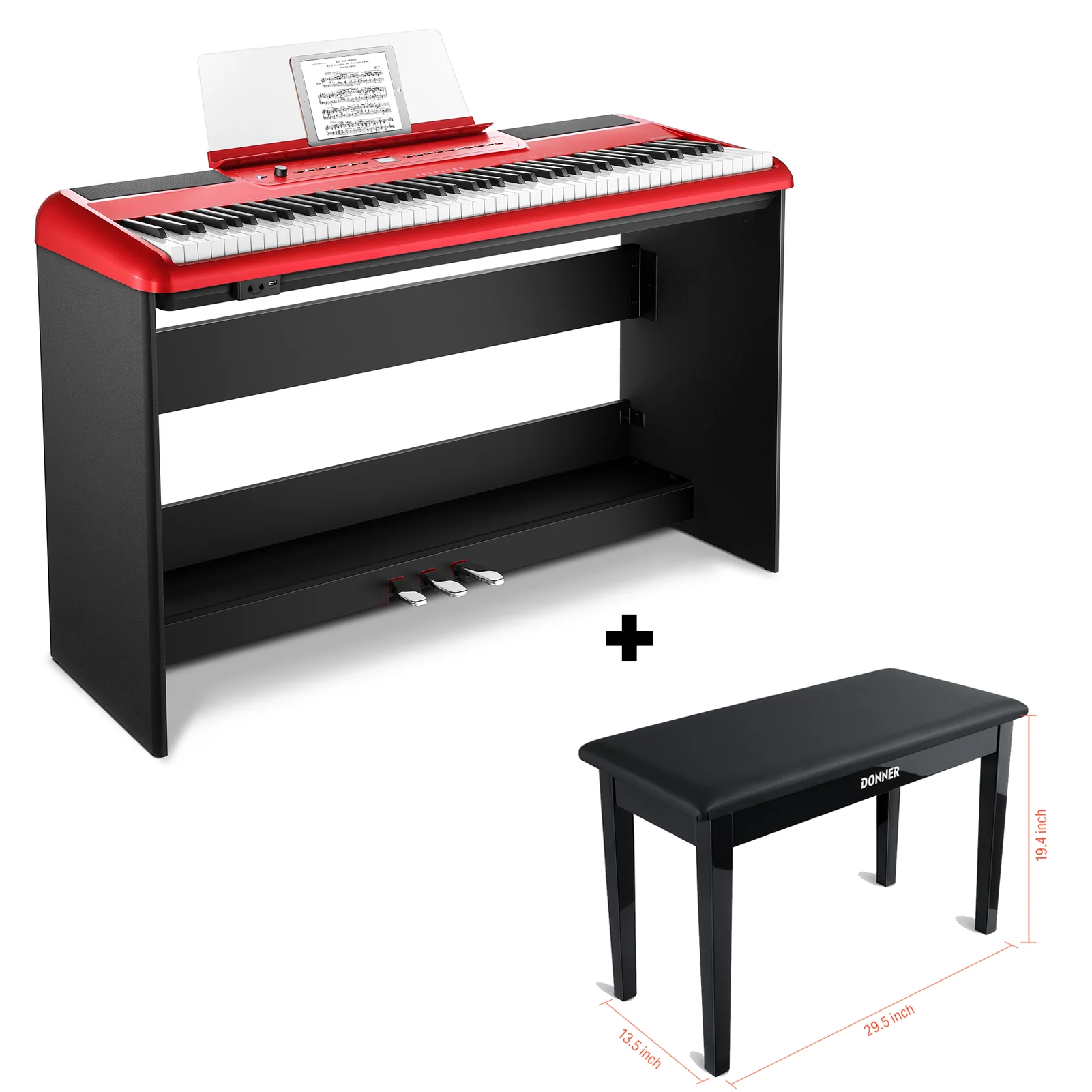 Donner SE-1 piano digitale a 88 tasti con tasti ponderati - Image 20