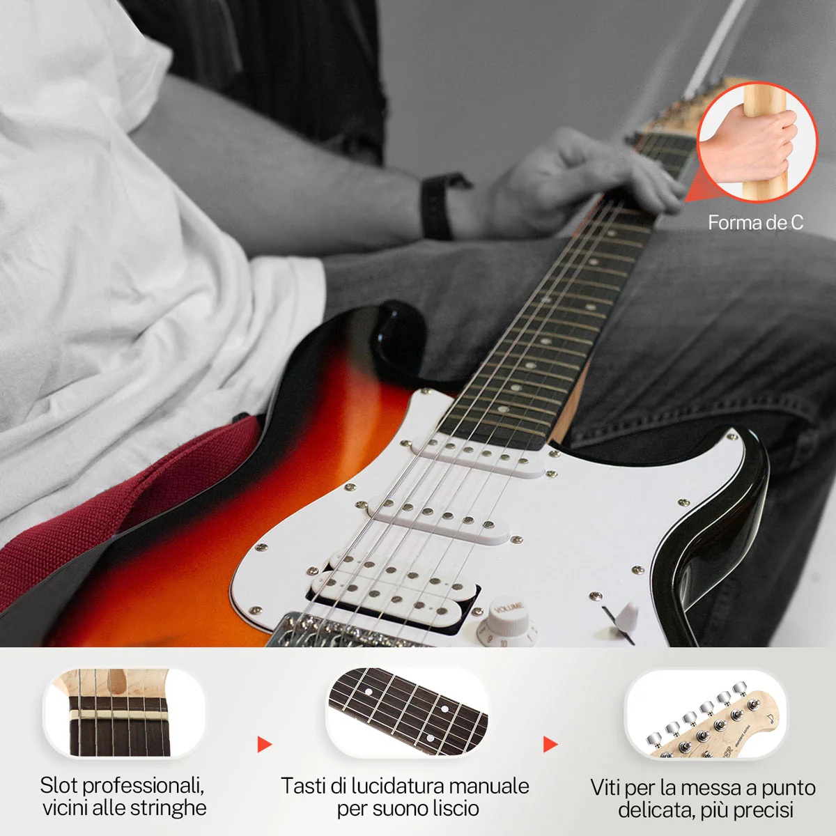 Donner DST-100S Chitarra elettrica - Image 6