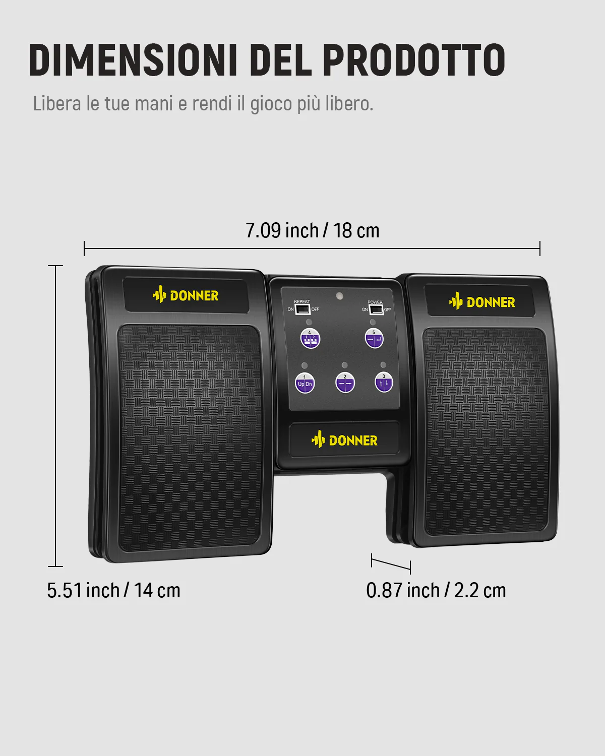 Donner DBM-10 Pedale Bluetooth per paginazione automatica - Image 8