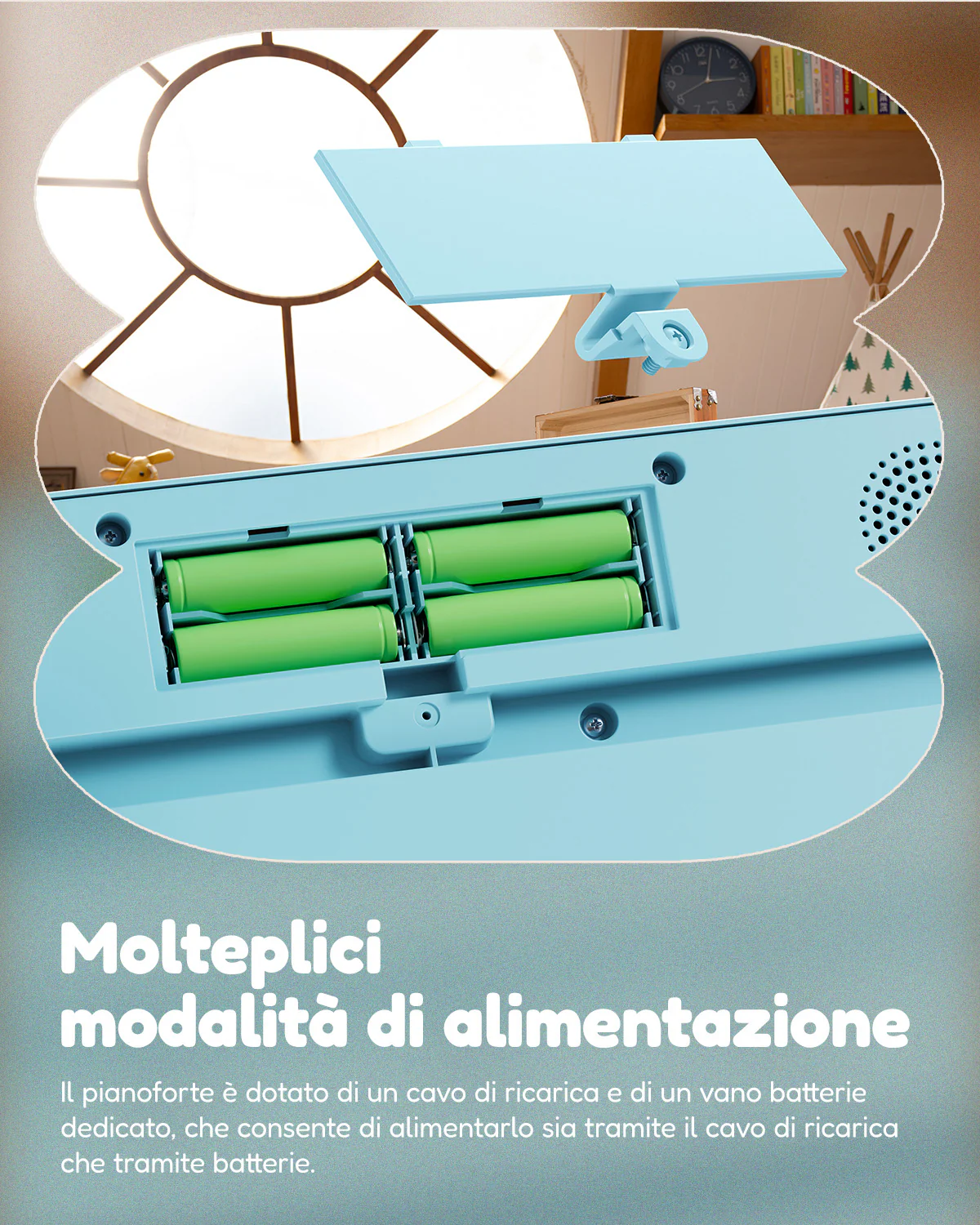 Eastar KIDO V20  Mini tastiera digitale con 44 tasti e supporto - Image 20