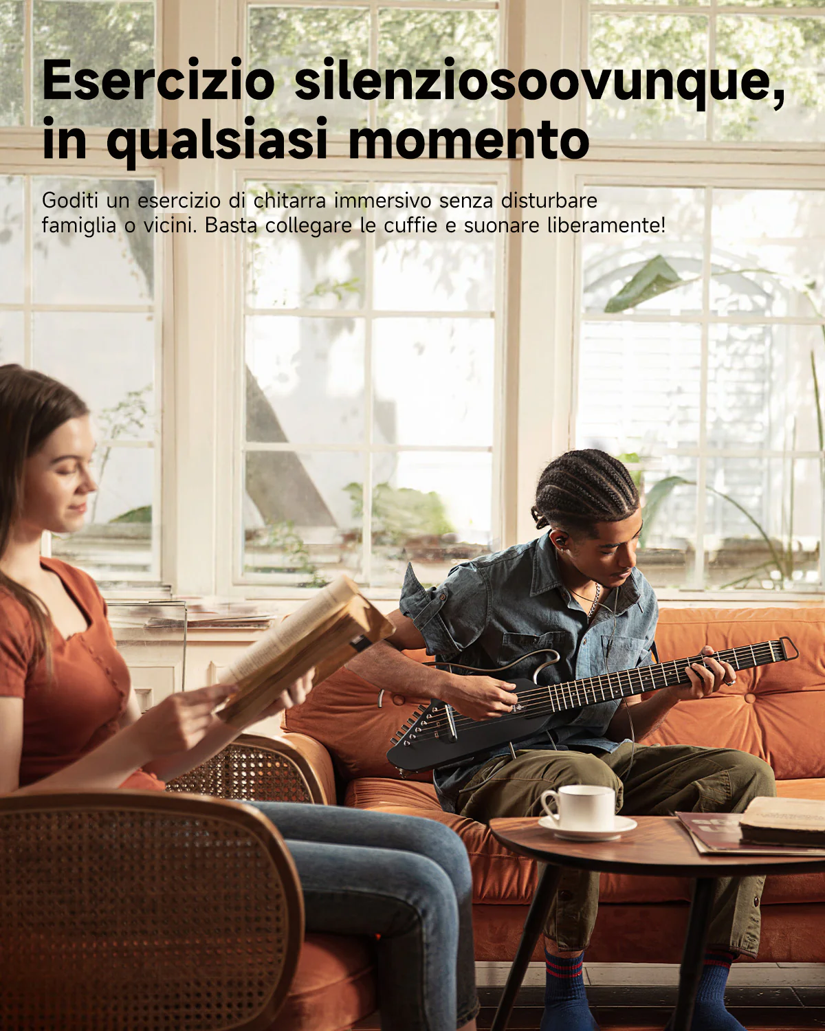 【Scatola aperta】Donner HUSH I Chitarra da viaggio ultraleggera e portatile - Image 17