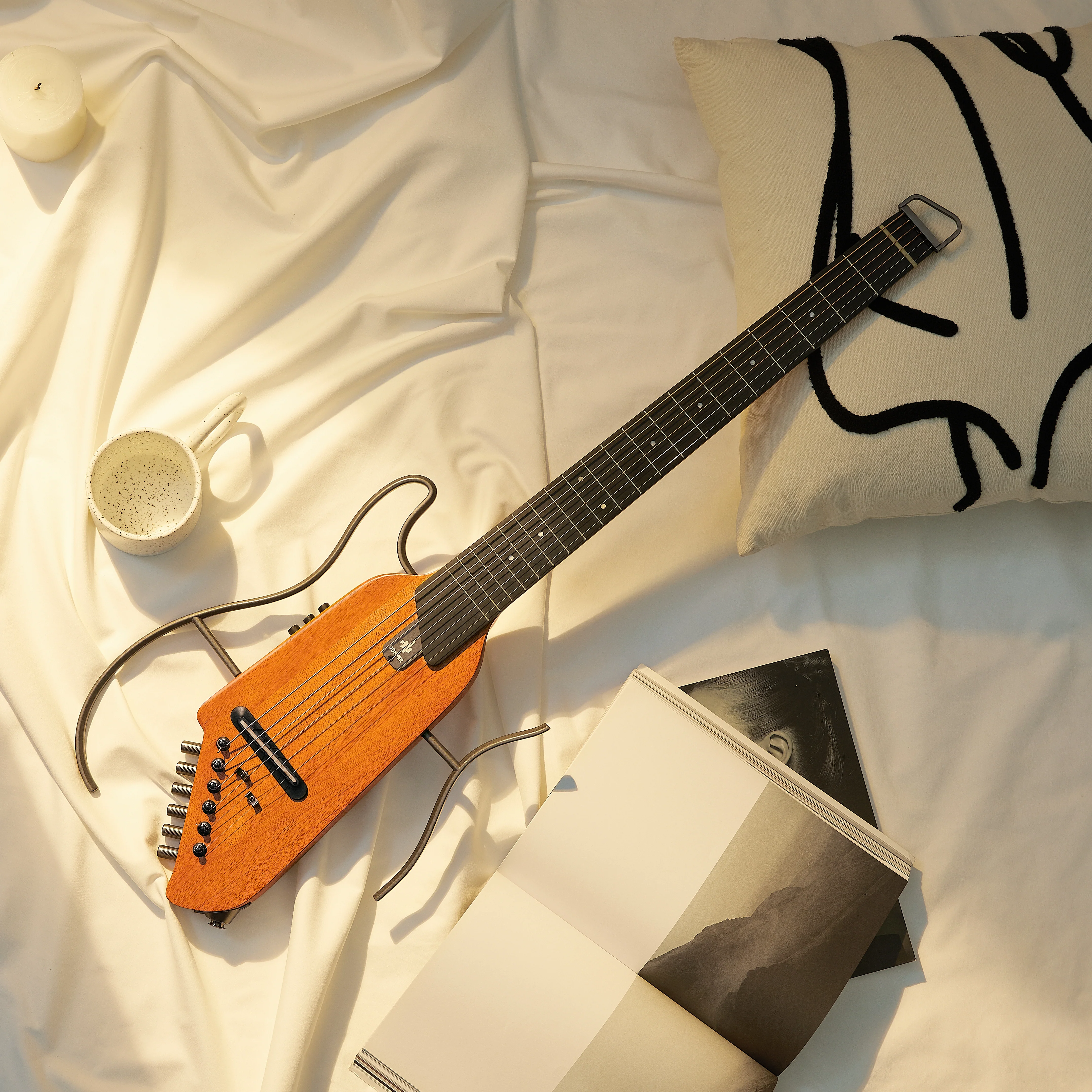 【Scatola aperta】Donner HUSH I Chitarra da viaggio ultraleggera e portatile - Image 36