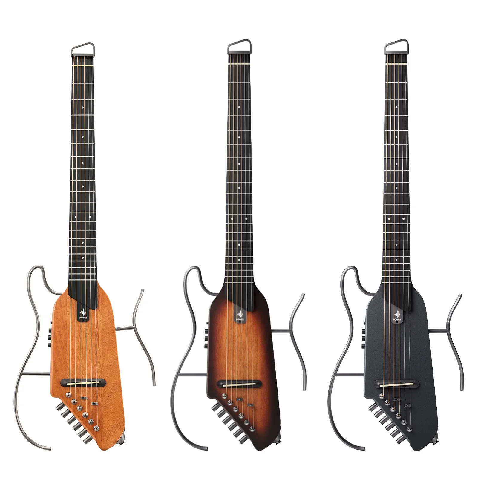 【Scatola aperta】Donner HUSH I Chitarra da viaggio ultraleggera e portatile - Image 4
