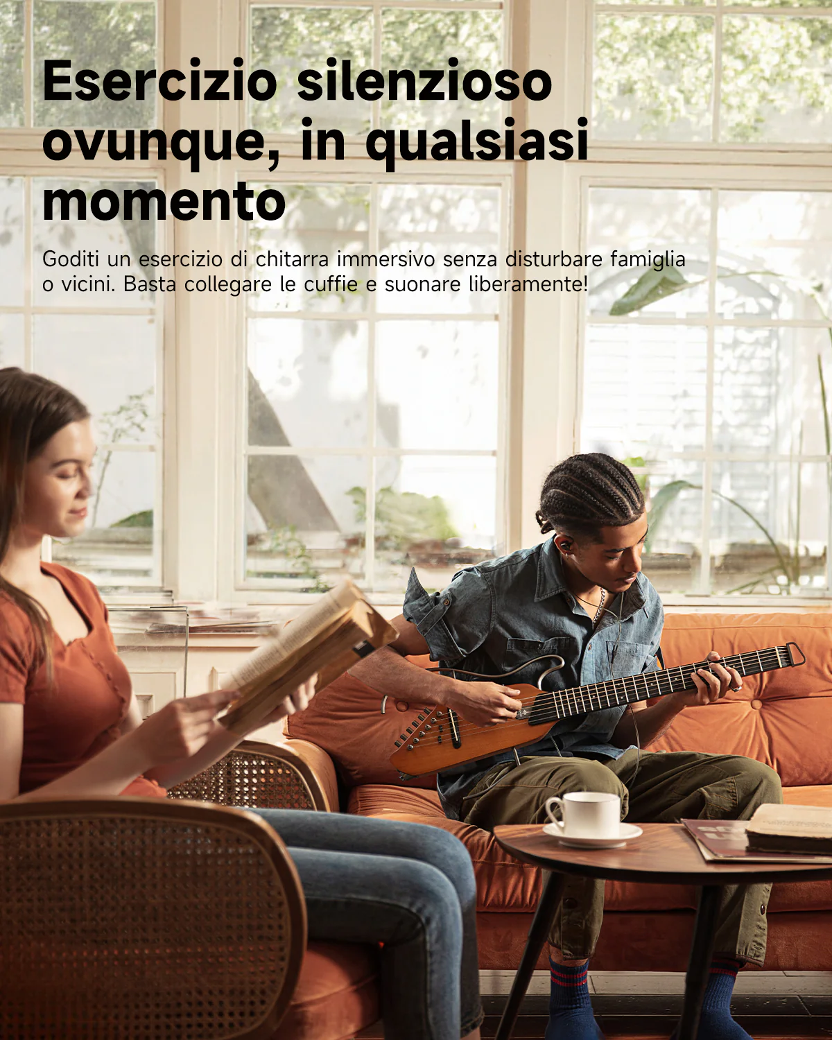 【Scatola aperta】Donner HUSH I Chitarra da viaggio ultraleggera e portatile - Image 8