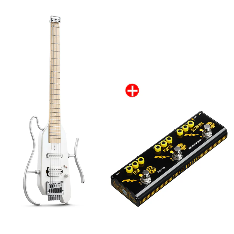 Donner HUSH X Chitarra elettrica da viaggio ultraleggera senza testa - Image 12
