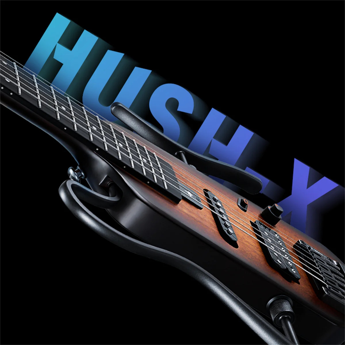Donner HUSH X Chitarra elettrica da viaggio ultraleggera senza testa - Image 42