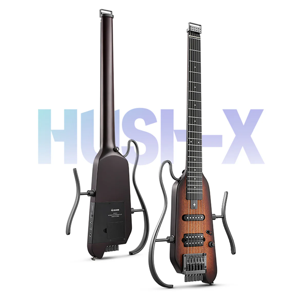 Donner HUSH X Chitarra elettrica da viaggio ultraleggera senza testa - Image 46
