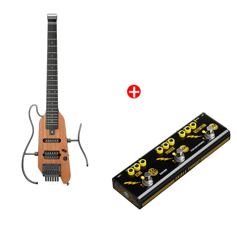 Donner HUSH X Chitarra elettrica da viaggio ultraleggera senza testa - Image 10