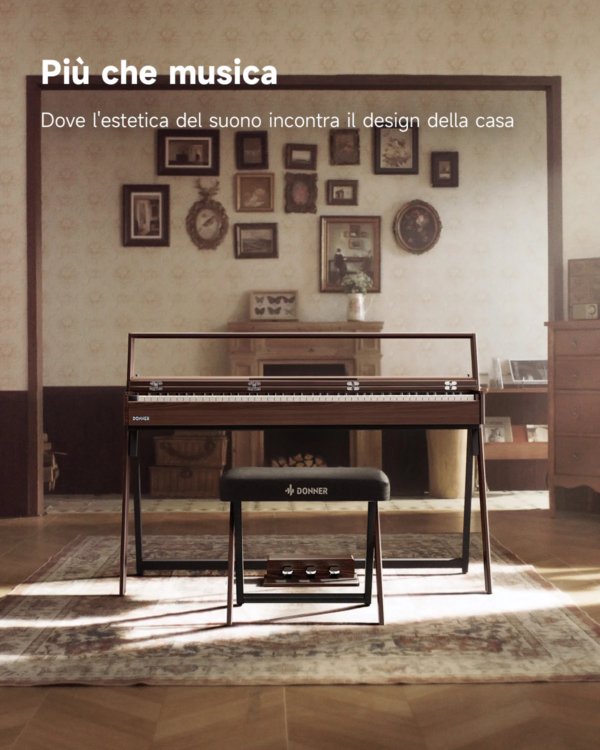 【Scatola aperta】Donner OURA™ R300 Pianoforte digitalein stile casalingo - Image 15
