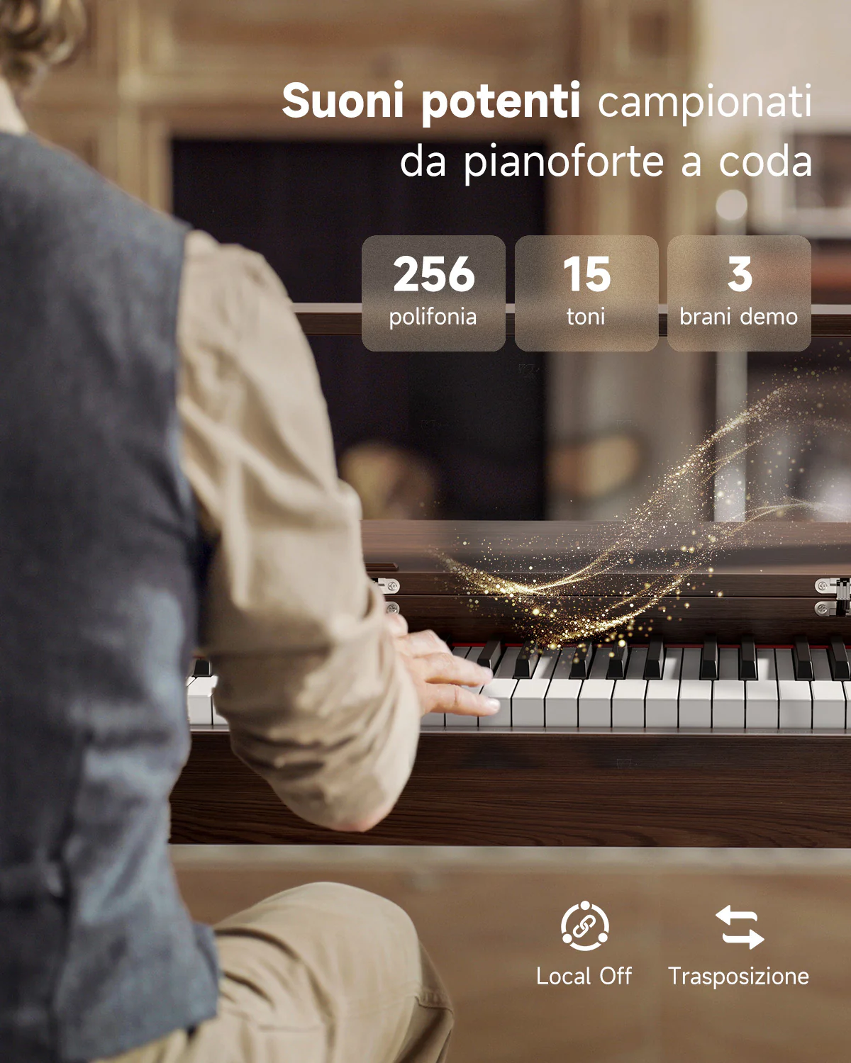 【Scatola aperta】Donner OURA™ R300 Pianoforte digitalein stile casalingo - Image 17
