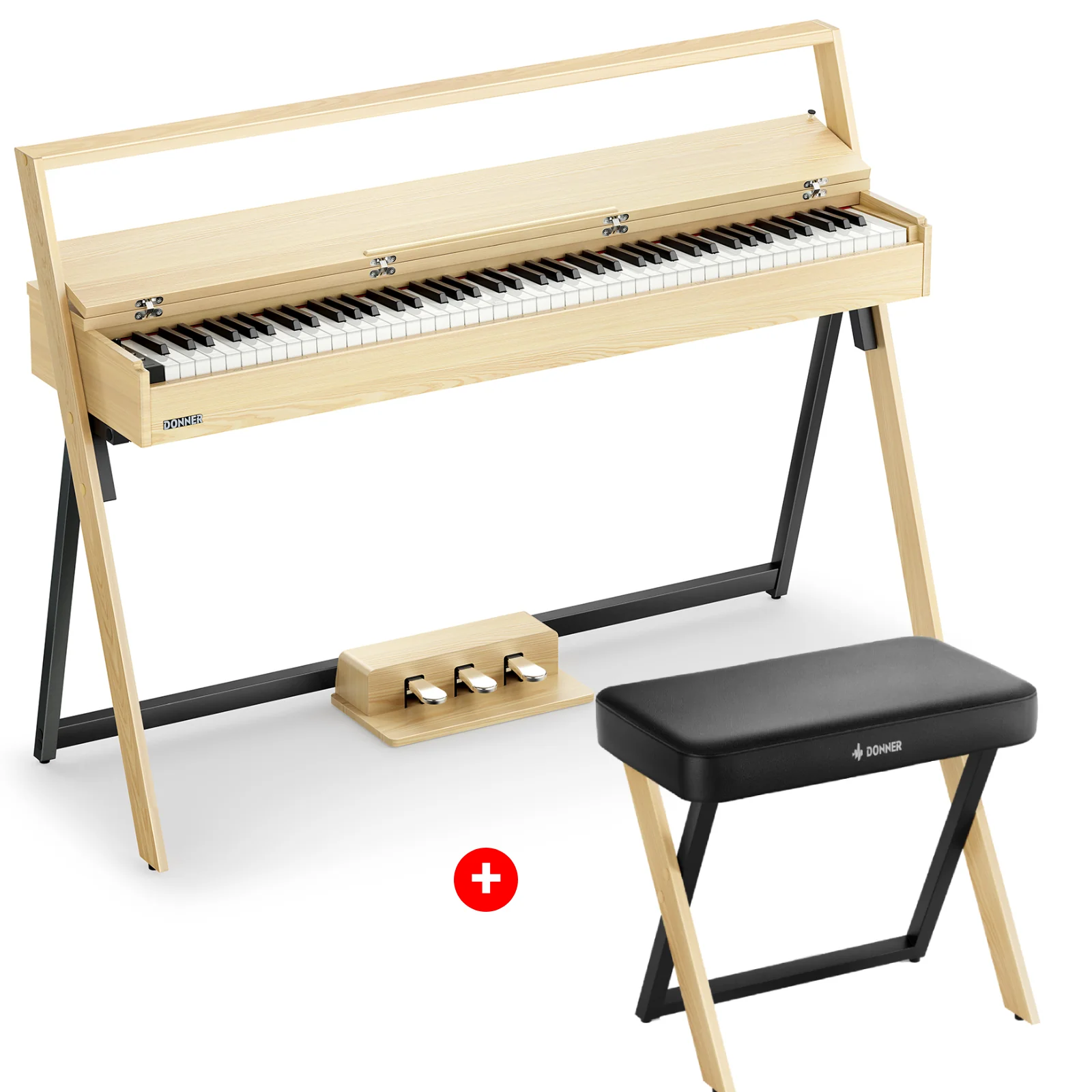 【Scatola aperta】Donner OURA™ R300 Pianoforte digitalein stile casalingo - Image 5