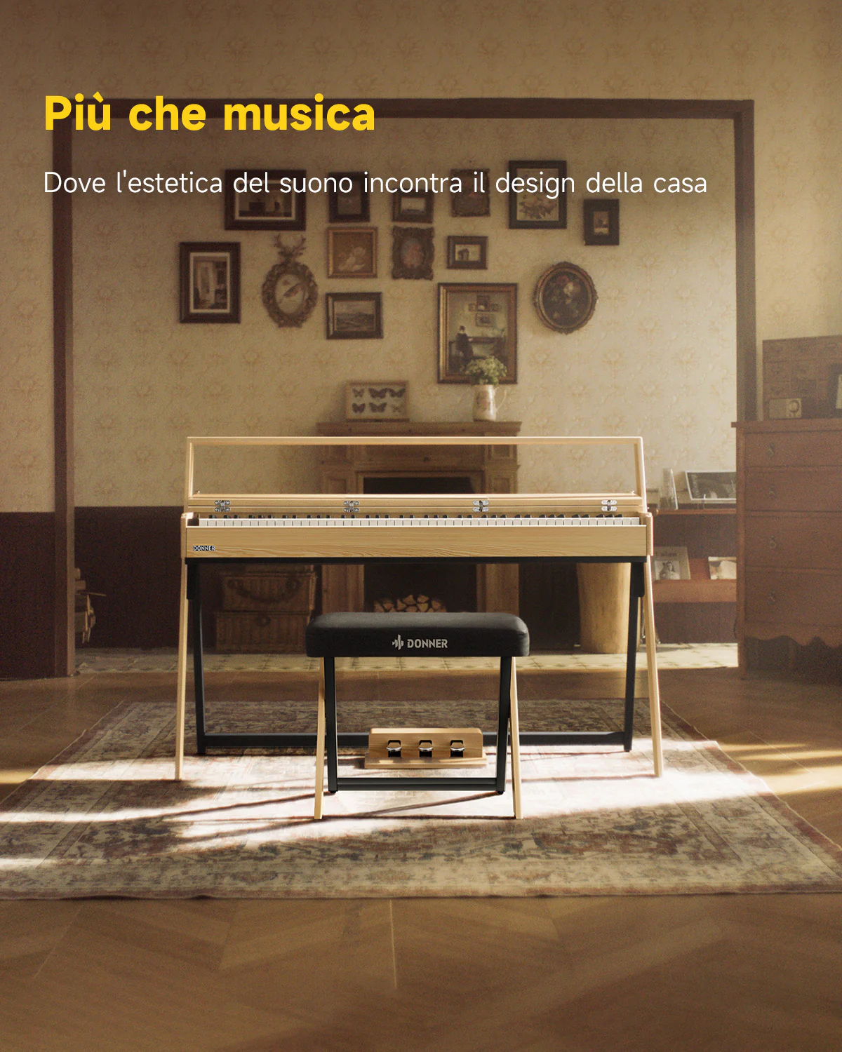 【Scatola aperta】Donner OURA™ R300 Pianoforte digitalein stile casalingo - Image 7