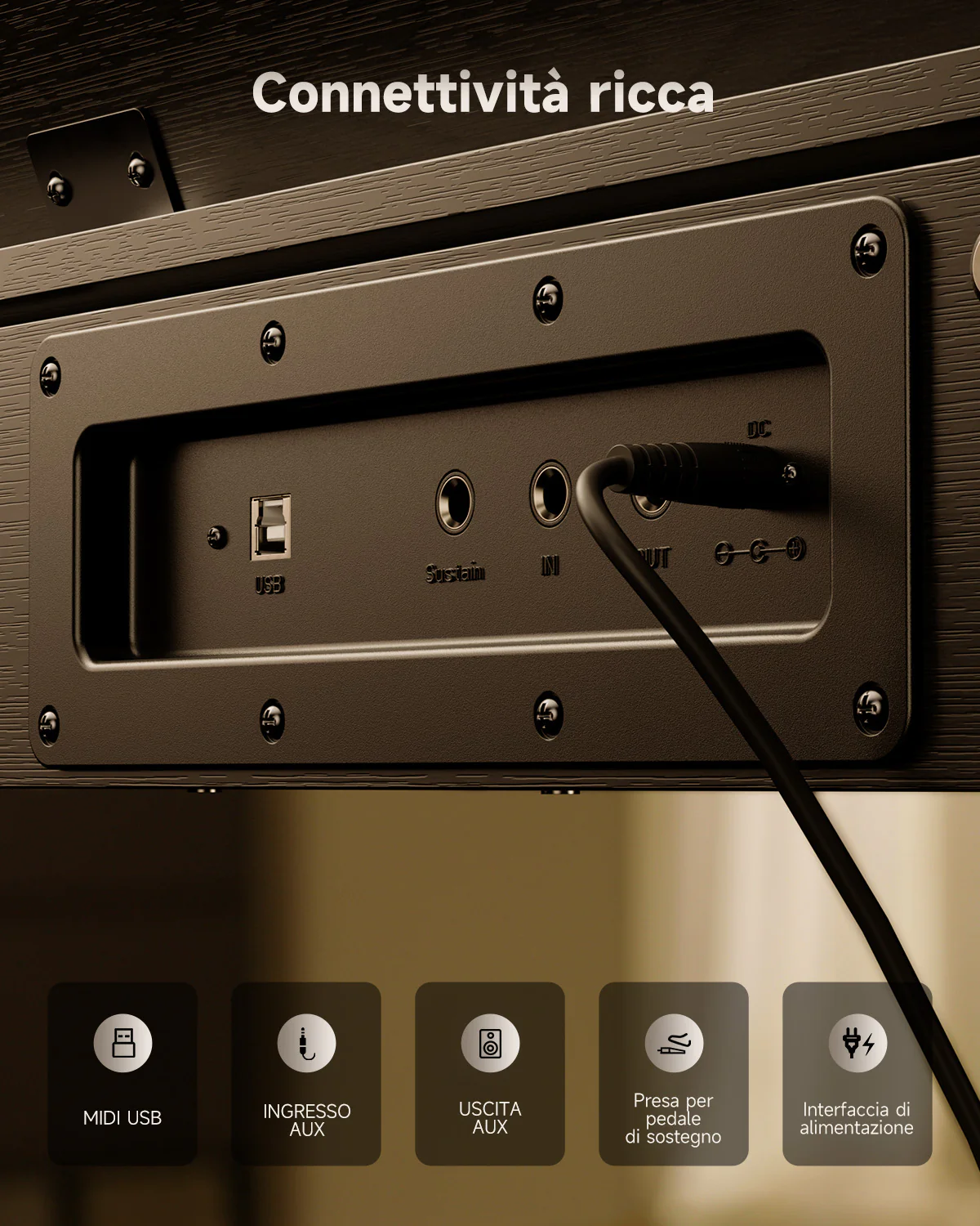 【Scatola aperta】Donner OURA™ S100 Pianoforte digitalein stile casalingo - Image 10