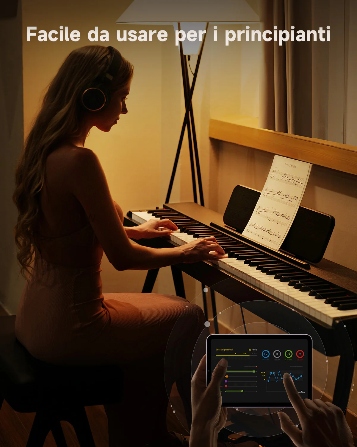 【Scatola aperta】Donner OURA™ S100 Pianoforte digitalein stile casalingo - Image 11