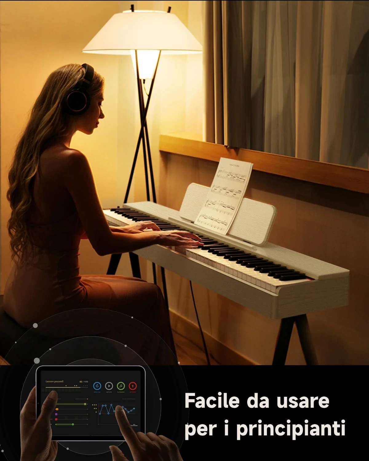 【Scatola aperta】Donner OURA™ S100 Pianoforte digitalein stile casalingo - Image 13