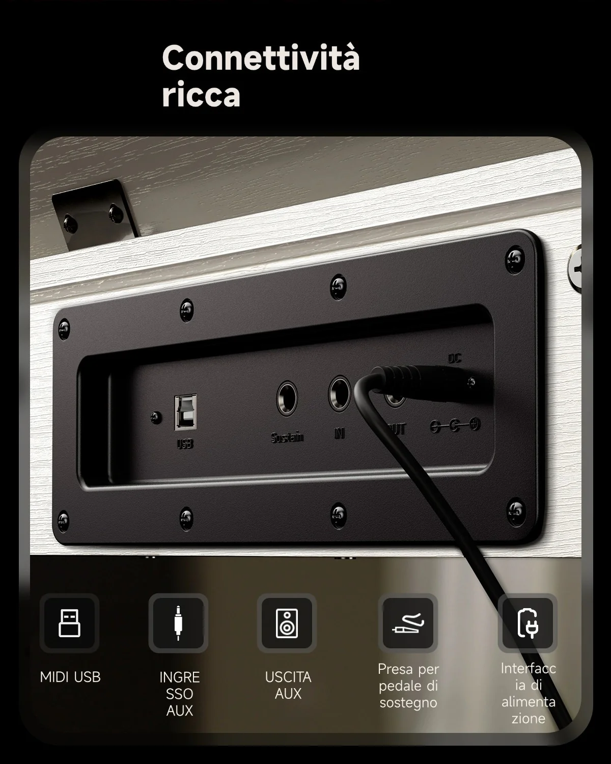 【Scatola aperta】Donner OURA™ S100 Pianoforte digitalein stile casalingo - Image 18