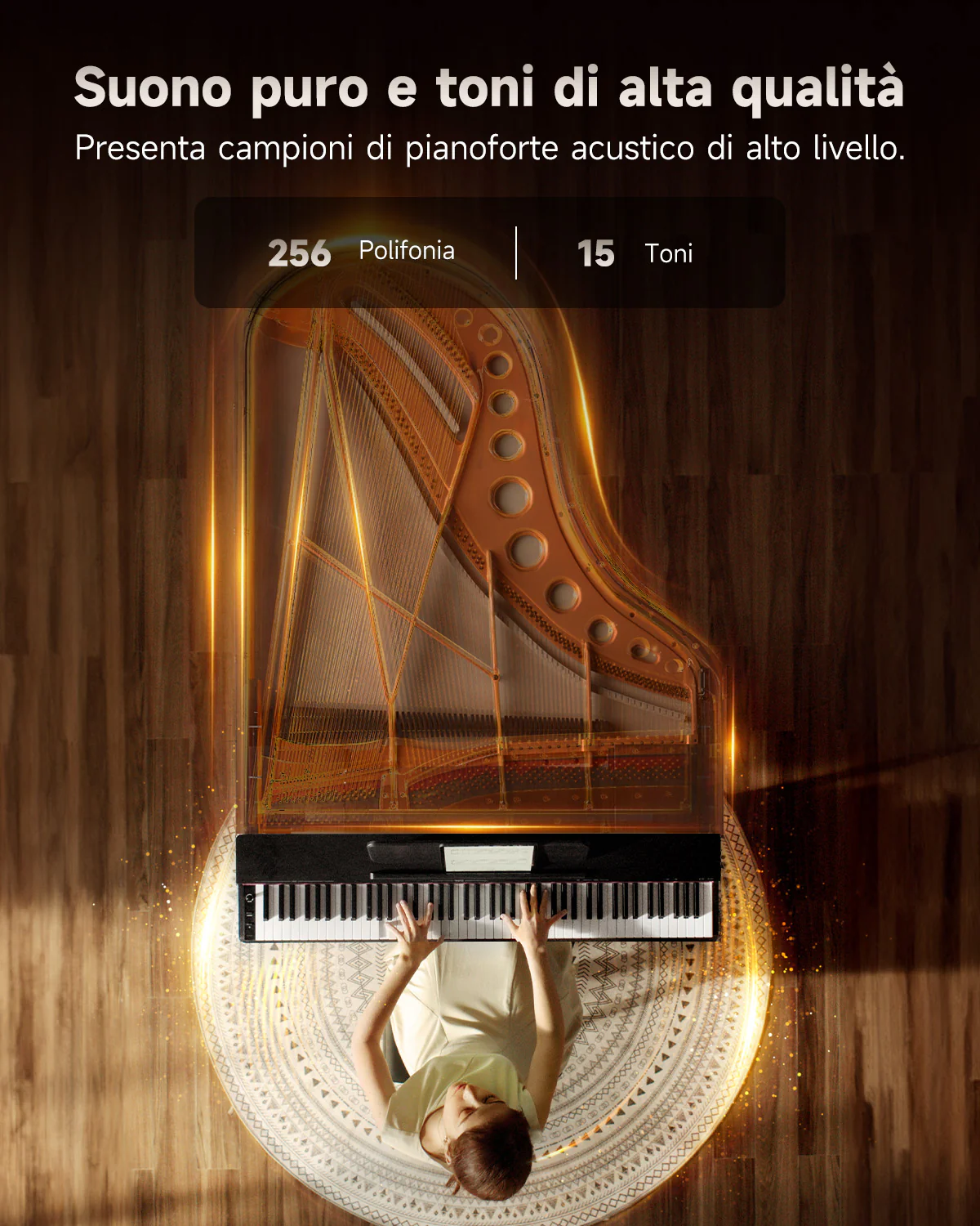 【Scatola aperta】Donner OURA™ S100 Pianoforte digitalein stile casalingo - Image 7