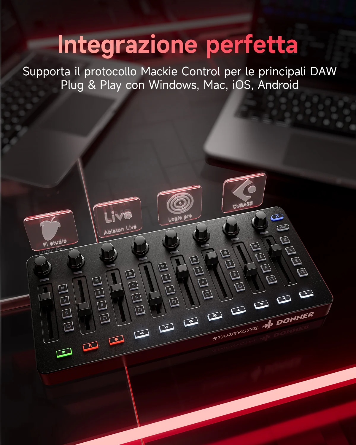 STARRYCRTL MIDI CONTROLLER BLACK - Image 4