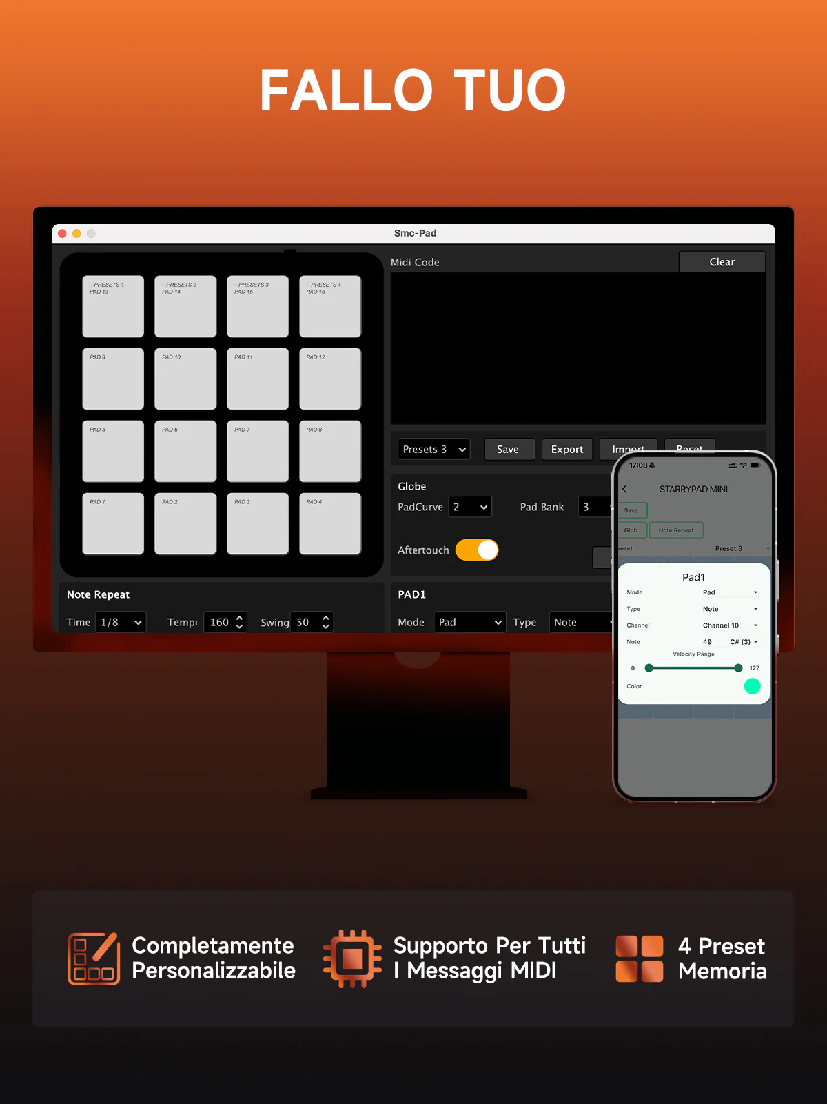 STARRYPAD MINI MIDI-CONTROLLER - Image 7